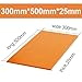 RISHORI Orange Phenolic Sheet,300x500mm, 15-25mm Thickness,Bakelite Laminated Plate Board Flat Plate Sheet for Industrial Manufacturing,300mm*500mm*25mm 1pc