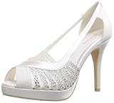 menbur schuhe outlet  Menbur Wedding Estrella, Damen Plateau Sandalen, Elfenbein (Ivory 04), 38 EU
