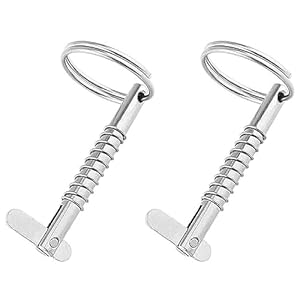 Woetwoat 2 Stück Edelstahl Schnellspannstifte 22QPS073EU081622