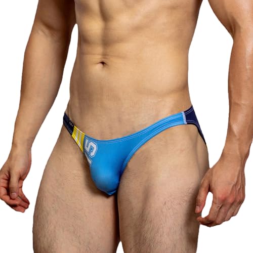 Mens Sexy Underwear Briefs Low Rise Stretchy Letter Printed Hipster Bikini Panties4