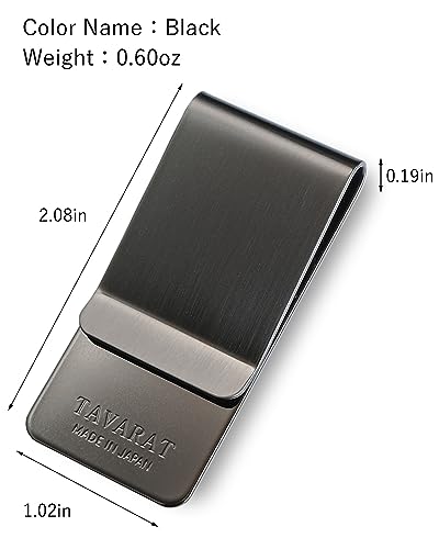 TAVARAT] Money Clip for men Slim Wallet Holder Cash Wallet Tps-0063