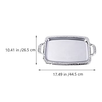 日出島　銀製　刻印　シルバートレイ　バターナイフ　シェル型トレイ　総重量約54g Amazon.co.jp: Cabilock エレガントな長方形シルバートレイ