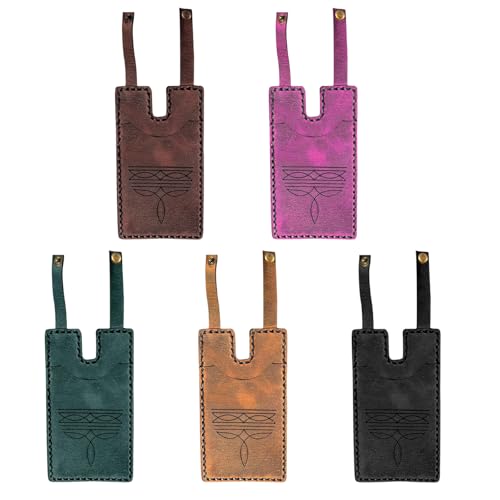 Western Boot Wallet with Adjustable Strap Leather Boot Wallet Boot Card Holder for Women Men Western Costume Accessory Western Boot Wallet with Snap Strap Western Boot Wallet with Snap Strap3