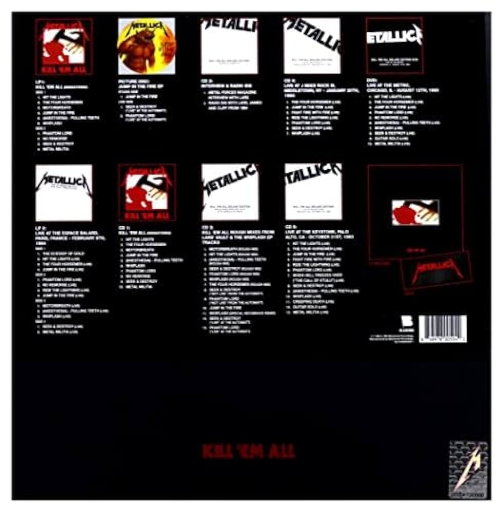 Metallica - Kill 'Em All (Remastered Deluxe Box Set) - Amazon.com