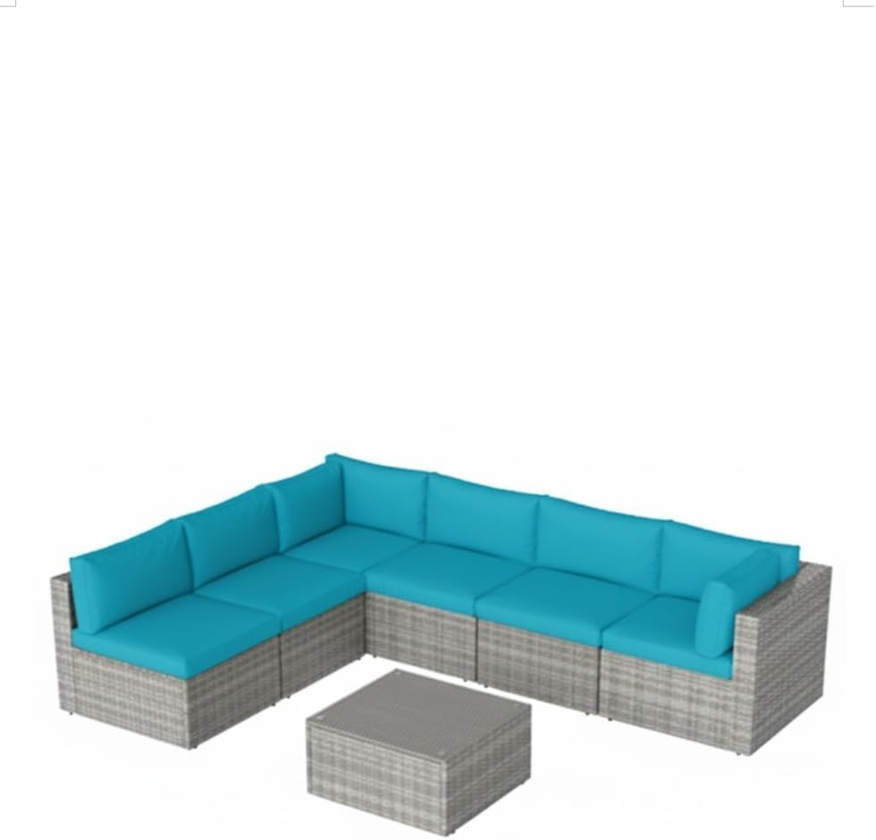 Wicker Patio Couch Set with Removable Cushions and Glass Table for Outdoor Living Spaces