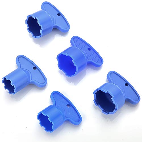 BARROCK AK501 Cache Faucet Aerator Keys Replacement, Faucet Sprayer Cache Aerators Removal Wrench Tools for M 16.5 18.5 21.5 22.5 24 Millimeter Diameter Fits Bathroom or Kitchen Faucets, 5 Sizes - Thumbnail 2