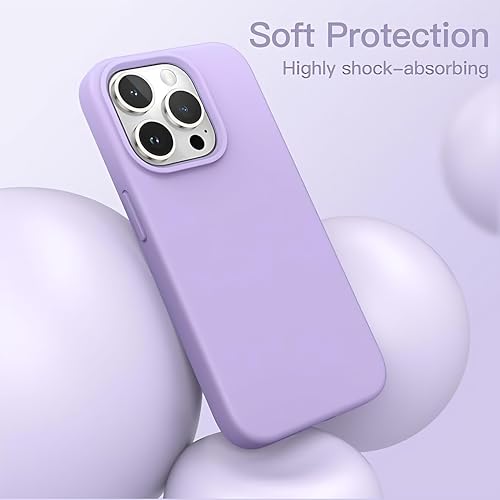 Image of Aa TrendX Silicon Case Cover Compatible with iPhone 13 Pro Max Case Cover | Slim Fit Silicone Back Case for iPhone 13 Pro Max /Camera Protection /Hard Edge /Premium Back Case Cover / (Purple)