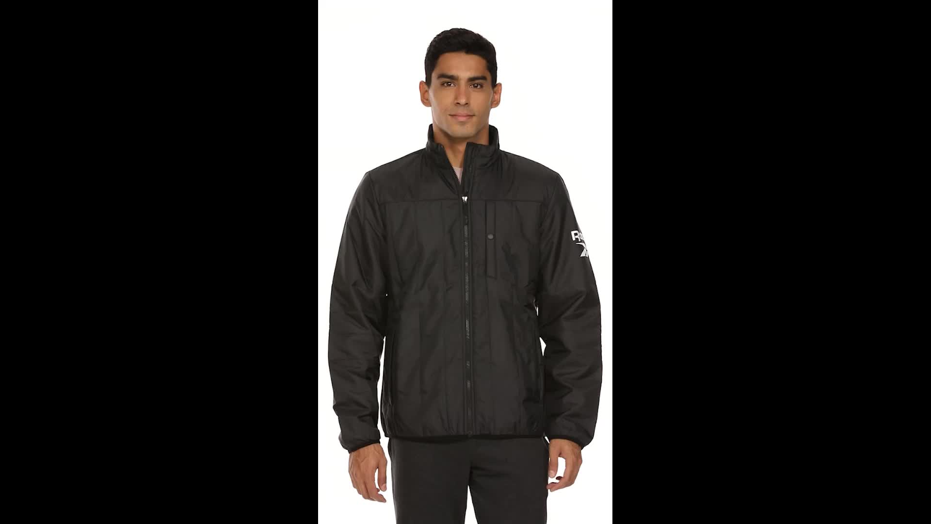 Reebok Men's Ts Ltwt Woven Anorak Jackets (Hg8904-M, Classic White