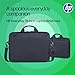HP Everyday 16 Zoll Laptop-Aktentasche – Wasserabweisend, Vielseitig mit Abnehmbarem Schultergurt und Trolley-Gurt, 12L Fassungsvermögen, Odyssey Grau