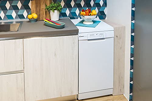 Candy-Brava-CDPH-2L949W-Lavavajillas-45CM-9-Servicios-Digital-5-Ciclos-Funcion-Express-49DB-Indicador-Sal-y-Abrillantador-Altura-Cesto-Superior-Ajustable-Inicio-Diferido-Clase-E-Blanco