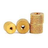 Rändelmuttern, Klemmknopf, Messing, 10 Stück M2-M4, massives Messing, Kupfer, Einstellmutter mit Rändelmutter