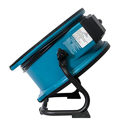 XPOWER FC-420 Pro Air 18 Inch 3600 CFM 360 Degree Rotation Utility Fan, Blue