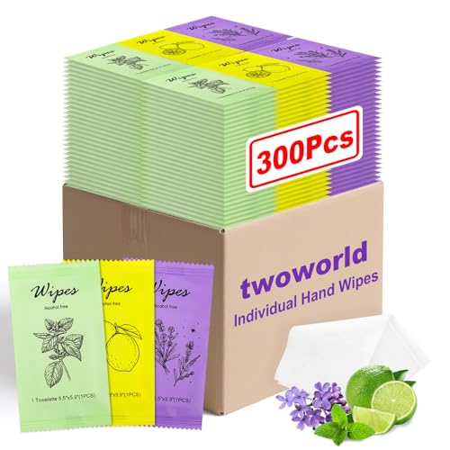 Image of Individual Hand Wipes Wet Wipes Travel Size,Wet Wipes Individually Wrapped