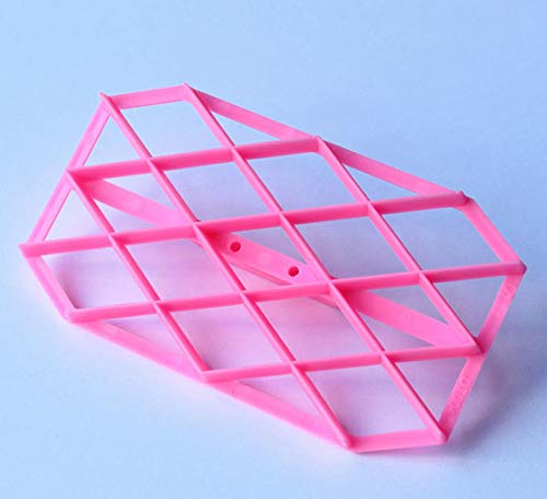 ZDYWY Rhombus Diamond Shape Fondant Cake Mould Embosser Embossing Cutter Mold Stamp Tool – B