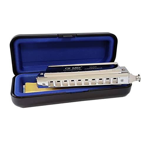 Harmonica Couleur 10 trous harmonica instrument de musique C 40 Tone harpe carré harmonica qm1040 Professional - Les Beatles, Paul McCartney, John Lennon, RIngo Starr, George Harrison Harmonica Couleur 10 trous harmonica instrument de musique C 40 Tone harpe carré harmonica qm1040 Professional – Image 5