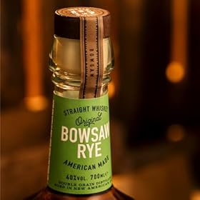 Bowsaw Rye Whiskey | American Made | Small Batch | Double Grain Distilled | Aged in new American oak | 40% ABV | 70cl (Pack of 2) – Bowsaw