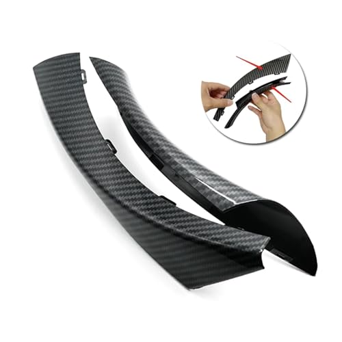 Garnitures poignée porte carbone BMW E90 solution collante - 5