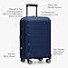 Traveler's Choice Pagosa Indestructible Hardshell Expandable Spinner Luggage, Navy, 22-Inch Carry-on