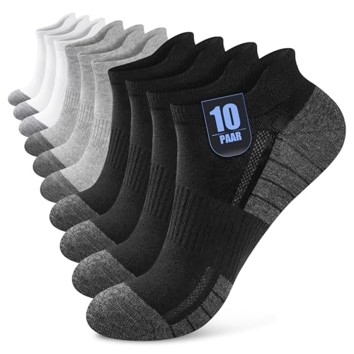 Effeet 10 Pares Calcetines Tobilleros Hombre Mujer,...