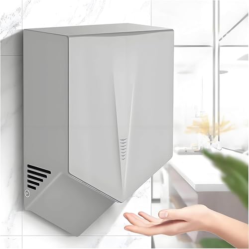 ROEFETY Secador de Manos eléctrico automático de 1500 W con Sensor, Grey ROEFETY Secador de Manos eléctrico automático de 1500 W con Sensor, Grey