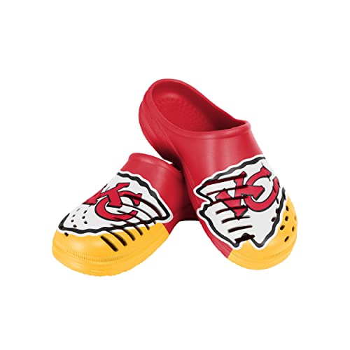 [FOCO] �N���b�O�B Nfl Team Colorblock Big Logo Garden Water Sandals Shoes Slipper Clogs �����Y �J���[�u���b�N�r�b�O���S 7-8