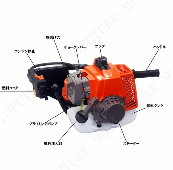 穴掘り機 エンジンオーガー 49cc 2サイクル HG-DZ49-002 穴掘り機 エンジンオーガー 49cc 2サイクル HG-DZ49-002