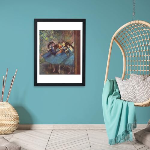 Affiche encadrée Blue Dancers Edgar Degas Spiffing Prints