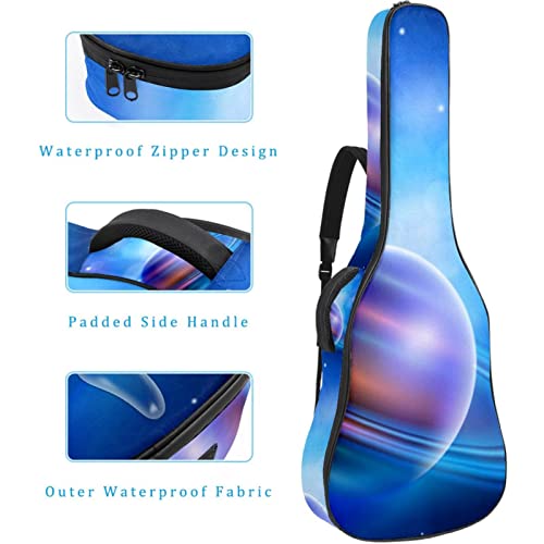 Housse imperméable pour guitare acoustique avec double bandoulière et poche Motif pirate Rose, Multicolore 06, 42.9×16… - Les Beatles, Paul McCartney, John Lennon, RIngo Starr, George Harrison Housse imperméable pour guitare acoustique avec double bandoulière et poche Motif pirate Rose, Multicolore 06, 42.9x16… – Image 5