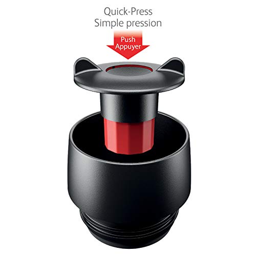 Foto von Emsa Travel Mug Waves Grande Isolierbecher N20120 | 0,5 L | bis zu 6h heiß und 12h kalt | 100% dichter Thermobecher | 360°-Trinköffnung | Quick-Press-Verschluss | Puderrosa