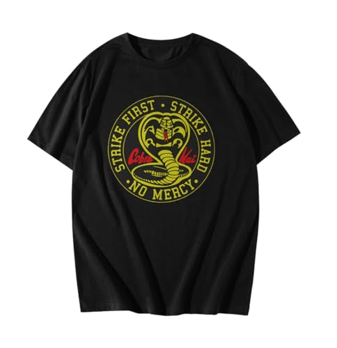 Camiseta C.o.b.r.a K.a.i (P, Preto)