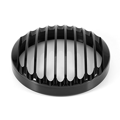 【Nuovo di zecca e di 100% nuovo di zecca e costruito con materiali di buona qualità, questa copri faro moto nera è un accessorio affidabile e durevole che completerà l'estetica generale della tua moto.