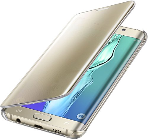 Samsung Original Galaxy S6 Edge Plus Clear View Protective Flip Cover - Or