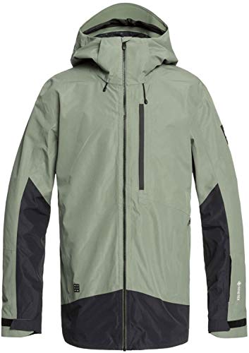 Quiksilver Forever 2L Gore-Tex Snowboard Jacket Mens Sz M Agave Green