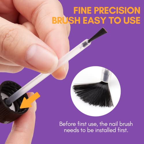 Makartt Removedor De Pegamento Para Uñas, Con Pincel, 30 ml, Profesional, Sin Acetona, Ideal Para Uñas Postizas - imagen 2