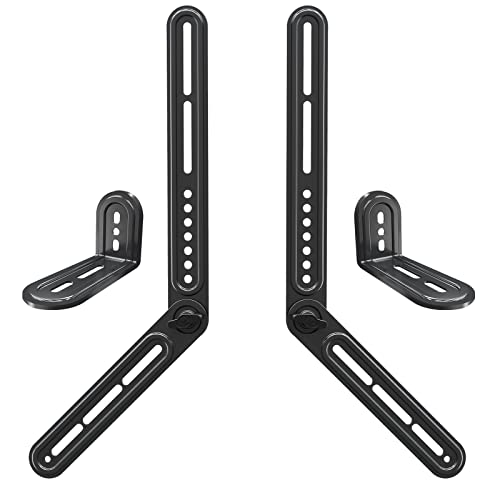 Mounting Dream Soundbar Mount Holds up to 22 LBS, Sound Bar TV Brackets with Adjustable Extension Arm, Soundbar Bracket Fits TV with VESA MAX 600x400mm, Detachable Sound Bar Mount