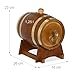 Imagen de Relaxdays Barril de Madera, con Grifo y Base