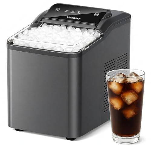 VIBOFROST Nugget Ice Maker Countertop &ndash; Premium Stainless Steel, Chewable Sonic Ice, 2000+ Ice...
