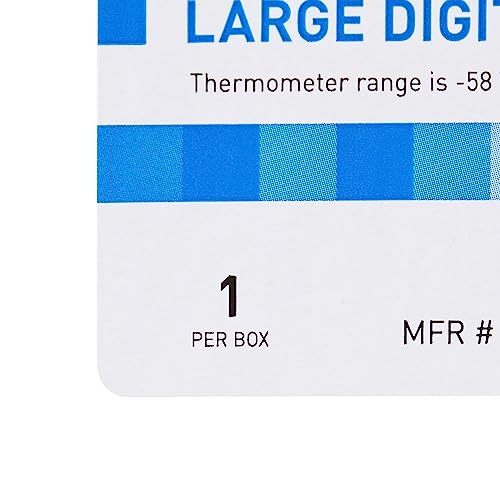 Image of McKesson Refrigerator /Freezer Thermometer with Triple Display, Large, 1 ct