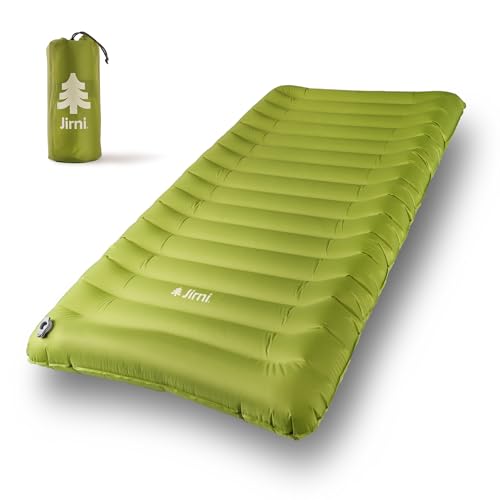 Jirni Nimble - Cama inflable de viaje para niños pequeños, duradera, ecológica y ultracompacta, portátil, diseñada tanto para fiestas de pijamas como para acampar, 52 x 27.5 pulgadas, colchón de aire