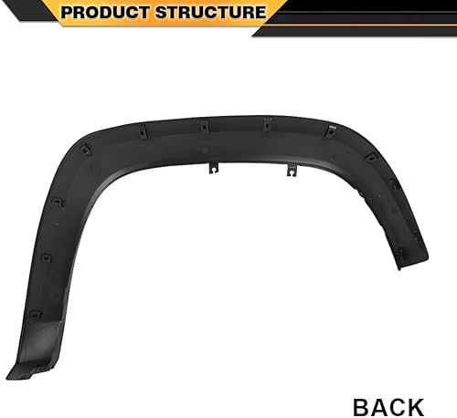 Miniatura 5 de Guardabarros delanteros compatibles con Toyota Tacoma 2016-2021, 7587204060, TO1290109 lado del conductor