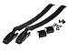 Replacement Inline Skate Buckles and Straps (Black)