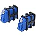 POENVFPO RC Car Simulated Fuel Decoration for 1/8 1/10 RC Crawler Car for SCX10, 2 Pack Mini Oil Can Upgrade Accessory (Blue)