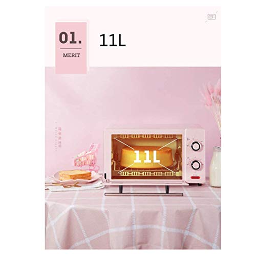 LYKYL Mini 11L Toaster, Multi- functie roestvrijstalen afwerking met Timer- Toast- Bake- Broil Instellingen, Natural… - Image 4