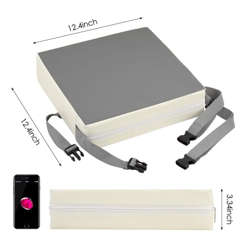 Image of Toddler Booster Seat for Kitchen Chair, Waterproof PU Chair Cushion