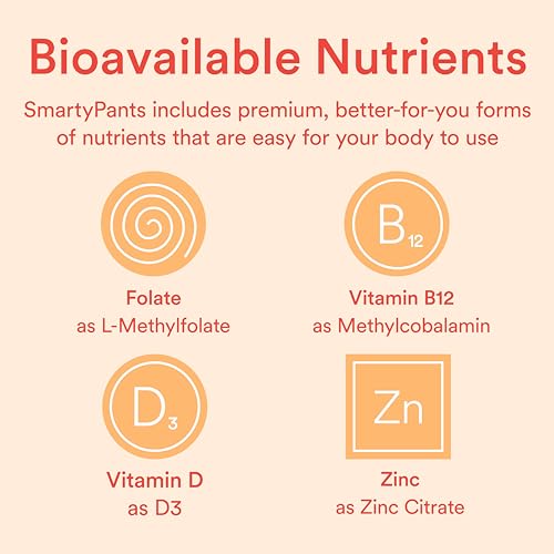 SmartyPants Kids Multivitamin Gummies: Omega 3 Fish Oil (EPA/DHA), Vitamin D3, C, Vitamin B12, B6, A, K & Zinc for Immune Support, Biotin, Grape, Cherry & Berry Flavors, 120 Count (30 Day Supply) - image 8