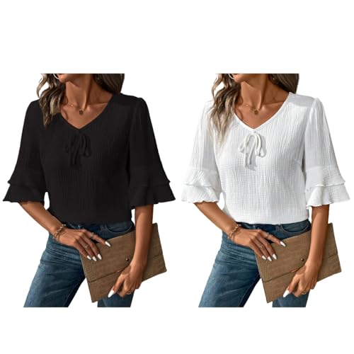 Image of TOPLOT Women's Top | Stylish Shirt Design | Comfortable Western Top| Easy Movement Structure | Trendy Look Styling | Versatile Perfect for Casual & Everyday Fashion (5231)