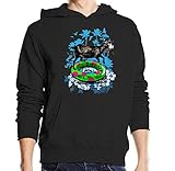 Photo Gallery atprints swimming goat funny summer vibes maglione con cappuccio unisex x-large Photo Gallery atprints swimming goat funny summer vibes maglione con cappuccio unisex x-large