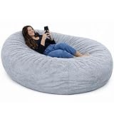 🛋️ VERSÁTIL Y FUNCIONAL : Nuestro sofa puff con relleno incluído se adapta a todas las ocasiones. Perfecto para cualquier espacio de tu hogar, ya sea la sala de estar, el dormitorio o la sala de juegos. Añade un toque de comodidad y estilo a cualquier ambiente.