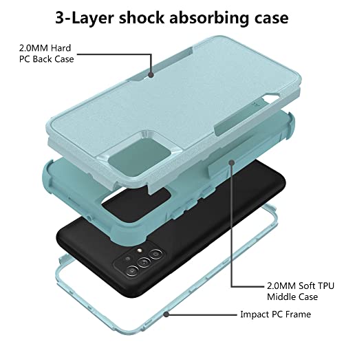 Coque Galaxy S22 verte rigide idéale pour protéger votre téléphone en déplacement