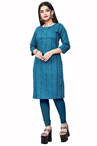 Image of Women's Pure Cotton A-line Kurti